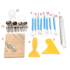 Kunststoff Keramik Ton Carving gebogenes Klöppelwerkzeug&nbsp;TOOL-F014-05