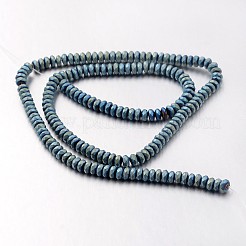Electroplate non magnetici ematite sintetico fili di perline&nbsp;G-F300-48A-F07