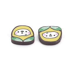 Herbstthema handgefertigte Fimo-Cabochons&nbsp;CLAY-N006-126