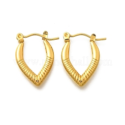Boucles d'oreilles créoles en acier inoxydable 304 pour femmes&nbsp;EJEW-L296-063G