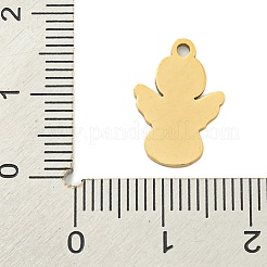 Ionenplattierung (IP) 201 Edelstahlanhänger&nbsp;STAS-M015-27G