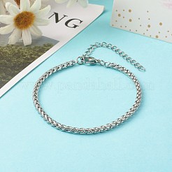 Bracciale a catena di grano in acciaio inossidabile 304 anti-appannamento&nbsp;BJEW-JB06520
