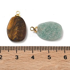 Colgantes de cristal de cuarzo natural&nbsp;G-K385-19G