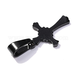 Ciondoli in acciaio inox 304&nbsp;STAS-Z018-12EB