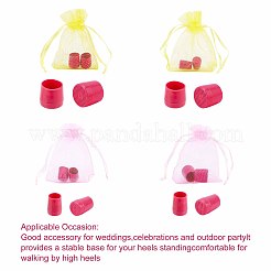 8 Paar PVC-Absatzstopper-Schutz&nbsp;FIND-GF0002-08C