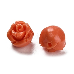 Perle intagliate in corallo sintetico&nbsp;CORA-H003-01B-32