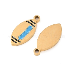 304 Edelstahl-Emaille-Anhänger&nbsp;STAS-Z190-07G-02