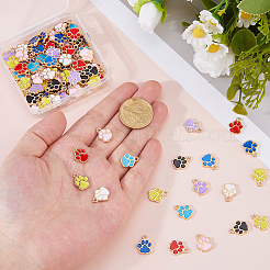 Encantos de esmalte de aleación 120pcs 8 colores&nbsp;FIND-FH0017-01