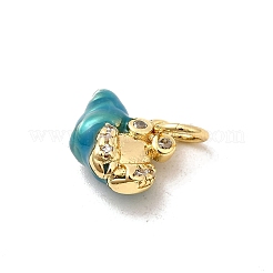 Ottone micro spianare fascino zirconi&nbsp;KK-C113-09G