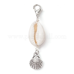 Décorations pendantes en forme de coquille&nbsp;HJEW-JM01323