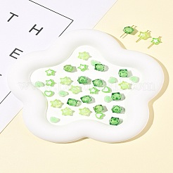200pcs 5 Arten transparente Acrylperlen&nbsp;TACR-FS0001-54B