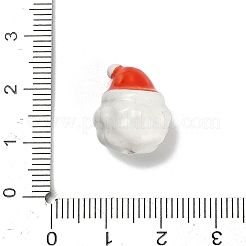 Perles de porcelaine faites à la main pour Noël&nbsp;LS-PORC-L081-01A