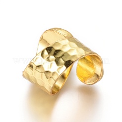 Verstellbare Fingerringe mit Perlenmanschette&nbsp;RJEW-K229-H01