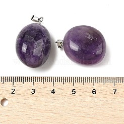Pendentifs en améthyste naturelle&nbsp;G-A249-04A-02P