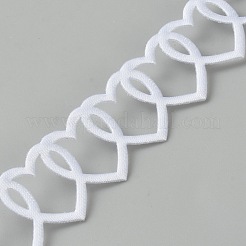 Polyester-Herzband&nbsp;DIY-WH20048-086B