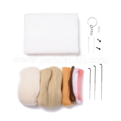 Kit de fieltro de aguja de llavero de muñeca de constelación de diy&nbsp;DIY-D068-01P-01