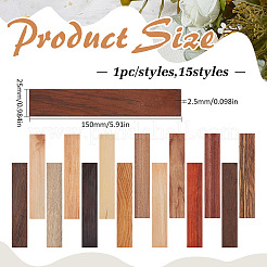 15 Stück 15 Farben&nbsp;WOOD-ME0001-05