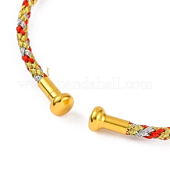 Fabrication de bracelets en fil d'acier au carbone tressé&nbsp;MAK-A017-B37