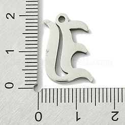 Pendentifs en acier inoxydable 201 anti-ternissement&nbsp;STAS-B055-01P-I