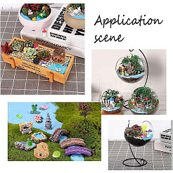 66 pièce 6 styles de décorations en résine en forme de grenouille&nbsp;DJEW-GF0001-61