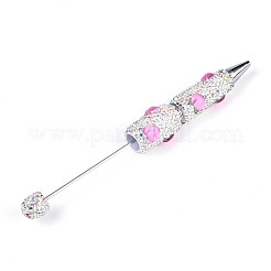 Penna a sfera con strass in resina e argilla polimerica&nbsp;AJEW-T013-04H
