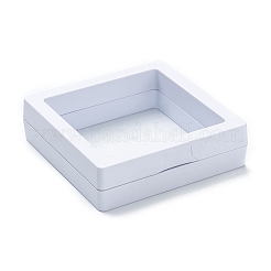 Quadratische transparente PE-Dünnfilm-Aufhängung Schmuck-Display-Box&nbsp;CON-D009-01B-05