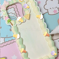 30 Stück undurchsichtige Harz-Decoden-Cabochons&nbsp;RESI-SC0036-57