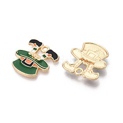 Emaille-Anhänger aus Legierung zum St. Patrick's Day&nbsp;ENAM-T024-43A-G