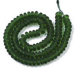 Chapelets de perles vernissées mates manuelles&nbsp;LAMP-T007-10H