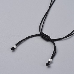 Collane intrecciate con filo di nylon regolabile&nbsp;NJEW-JN02705-M