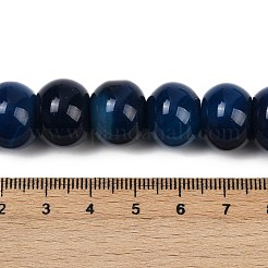 Gefärbt natürliche Achat Perlen Stränge&nbsp;G-U030-A01-01
