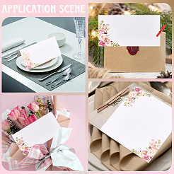 1 Beutel leere Tischkarten aus Papier&nbsp;AJEW-CN0004-26B