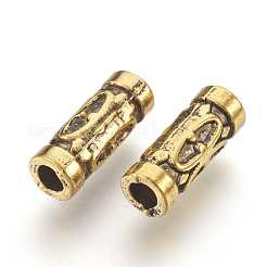 Stile tibetano perline tubo in lega&nbsp;GLF0843Y