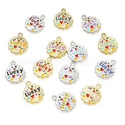 28pcs 14 Farben Legierung Emaille Charms&nbsp;FIND-YW0011-46