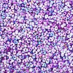 Perlas de vidrio para pintura para hornear de dos tonos&nbsp;SEED-C003-01K