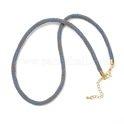 Realizzazione di collane con cordino di cotone e nylon rotondo da 4 mm&nbsp;NJEW-C106-02G