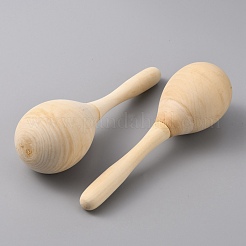 Unvollendete handbemalte Maracas&nbsp;AJEW-WH0317-24B