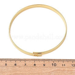 Schlichte Armreifen aus Messing&nbsp;BJEW-C140-30G