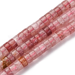 Natürlichen Erdbeere Quarzperlen Stränge&nbsp;G-Z006-C50