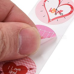 Valentinstag runde Papieraufkleber&nbsp;LS-DIY-I107-03A
