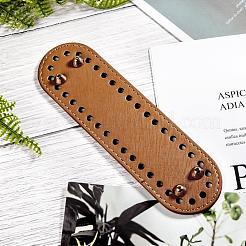 Pu-leder oval langer boden für strickbeutel&nbsp;FIND-WH0043-56B