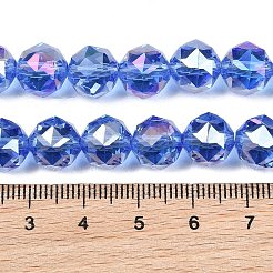 Transparentes perles de verre de galvanoplastie brins&nbsp;EGLA-N002-34C-B14