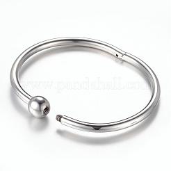 Bracelet extensible réglable en acier inoxydable 304 résistant au ternissement&nbsp;BJEW-G515-01P