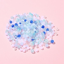 Kit per realizzare braccialetti rotondi con perline acriliche fai da te&nbsp;DIY-FS0007-02A