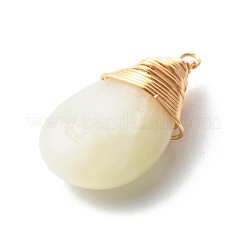 Nouveaux pendentifs en jade naturel&nbsp;PALLOY-JF00780