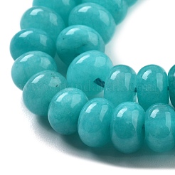 Natürliche weiße Jade perlen Stränge&nbsp;G-E507-01U