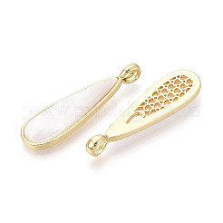 Colgantes de concha blanca natural&nbsp;KK-T073-65B