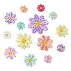 32 Stück Gänseblümchen-Aufnäher aus Polyester&nbsp;PATC-CJ0001-12