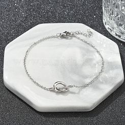 Collane e bracciali con ciondolo in acciaio inossidabile 304 e set di orecchini a bottone per donna&nbsp;SJEW-C004-16P