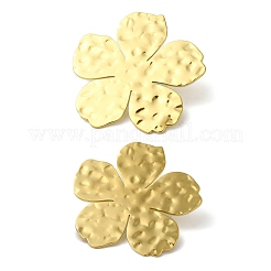Pendientes de botón de acero inoxidable 304&nbsp;EJEW-U001-04G-03